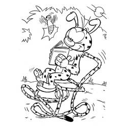 Marsupilami (Cartoon Characters) coloring page #182718 to print and color