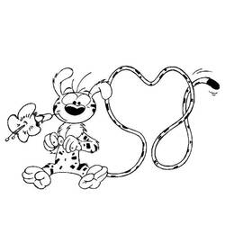 Marsupilami (Cartoon Characters) coloring page #182721 to print and color