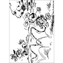 Marsupilami (Cartoon Characters) coloring page #50104 to print and color