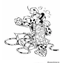 Marsupilami (Cartoon Characters) coloring page #50155 to print and color