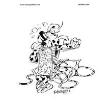 Marsupilami (Cartoon Characters) coloring page #50162 to print and color