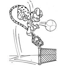 Marsupilami (Cartoon Characters) coloring page #50165 to print and color