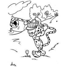 Marsupilami (Cartoon Characters) coloring page #50176 to print and color