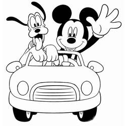 Coloring pages: Mickey Mouse - Free Printable Coloring Pages