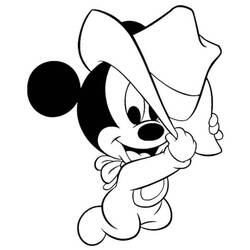 Mickey Mouse (Cartoon Characters) coloring page #171998 to print and color