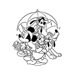 Mickey Mouse (Cartoon Characters) coloring page #172007 to print and color