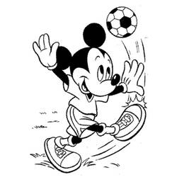 Mickey Mouse (Cartoon Characters) coloring page #172024 to print and color