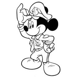 Mickey Mouse (Cartoon Characters) coloring page #172026 to print and color