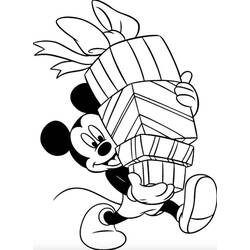 Mickey Mouse (Cartoon Characters) coloring page #172029 to print and color