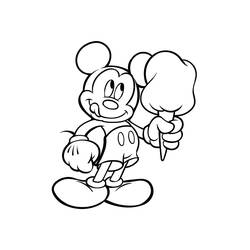 Mickey Mouse (Cartoon Characters) coloring page #172032 to print and color