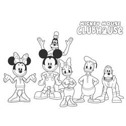 Mickey Mouse (Cartoon Characters) coloring page #172036 to print and color