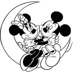 Mickey Mouse (Cartoon Characters) coloring page #172039 to print and color