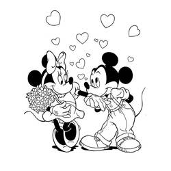 Mickey Mouse (Cartoon Characters) coloring page #172051 to print and color