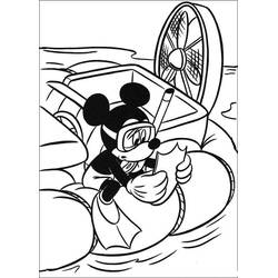 Mickey Mouse (Cartoon Characters) coloring page #215058 to print and color