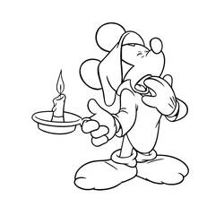 Mickey Mouse (Cartoon Characters) coloring page #215070 to print and color