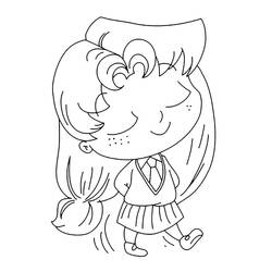 Coloring pages: Mortelle Adele - Free Printable Coloring Pages