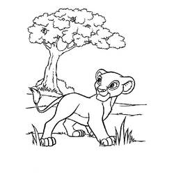 Coloring pages: Nala - Free Printable Coloring Pages