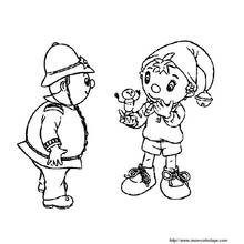 Noddy (Cartoon Characters) coloring page #44688 to print and color