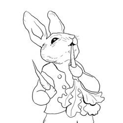 Coloring pages: Peter Rabbit - Free Printable Coloring Pages