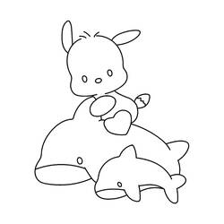 Coloring pages: Pochacco - Free Printable Coloring Pages