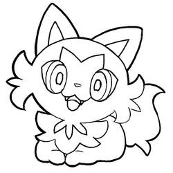 Coloring pages: Poussacha - Free Printable Coloring Pages