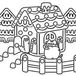 Pusheen (Cartoon Characters) coloring page #188454 to print and color
