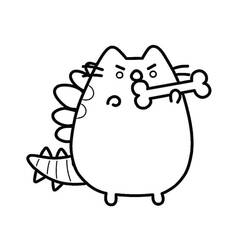 Pusheen (Cartoon Characters) coloring page #188477 to print and color