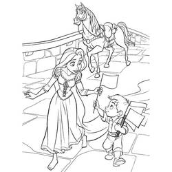 Rapunzel (Cartoon Characters) coloring page #177897 to print and color