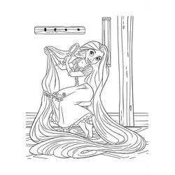 Rapunzel (Cartoon Characters) coloring page #177910 to print and color