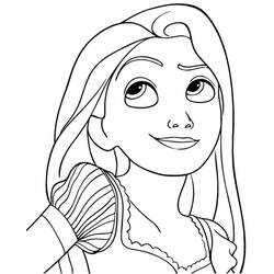 Rapunzel (Cartoon Characters) coloring page #177911 to print and color