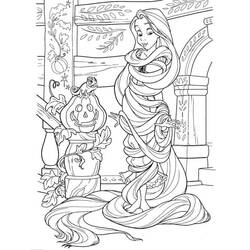 Rapunzel (Cartoon Characters) coloring page #177913 to print and color