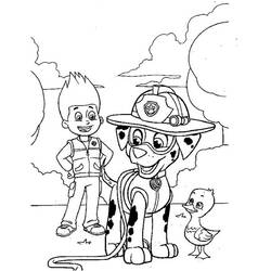 Coloring pages: Ryder PAW Patrol - Free Printable Coloring Pages