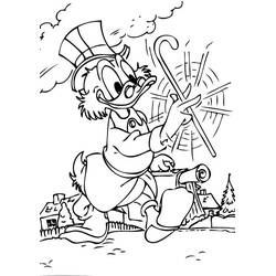Scrooge McDuck (Cartoon Characters) coloring page #199828 to print and color