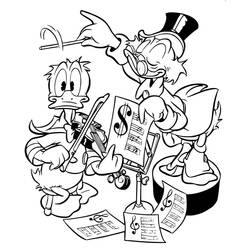 Scrooge McDuck (Cartoon Characters) coloring page #199839 to print and color