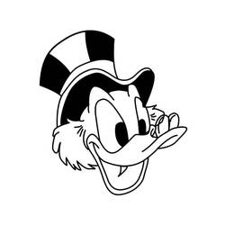Coloring page: Scrooge McDuck (Cartoon Characters) #199854 - Free Printable Coloring Pages