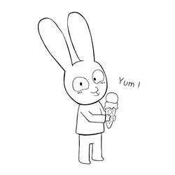 Coloring pages: Simon Rabbit - Free Printable Coloring Pages