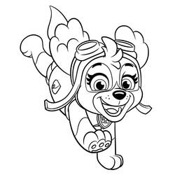 Coloring pages: Stella PAW Patrol - Free Printable Coloring Pages