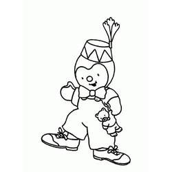 Coloring pages: T'choupi - Free Printable Coloring Pages