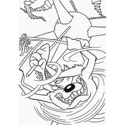 Taz (Cartoon Characters) coloring page #209801 to print and color