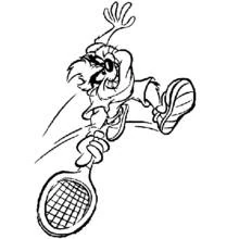 Taz (Cartoon Characters) coloring page #30957 to print and color