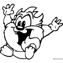 Coloring pages: Taz - Free Printable Coloring Pages