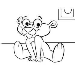 Coloring pages: The Pink Panther - Free Printable Coloring Pages