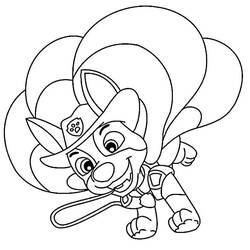 Coloring pages: Tracker PAW Patrol - Free Printable Coloring Pages
