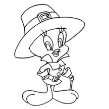 Tweety and Sylvester (Cartoon Characters) coloring page #29231 to print and color