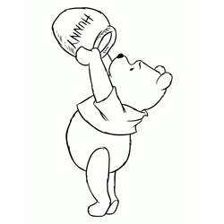 Winnie the Pooh (Cartoon Characters) coloring page #185886 to print and color