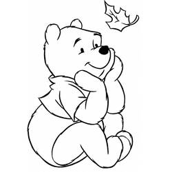Winnie the Pooh (Cartoon Characters) coloring page #185894 to print and color