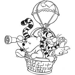 Winnie the Pooh (Cartoon Characters) coloring page #185899 to print and color