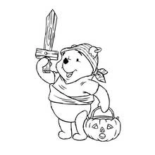Winnie the Pooh (Cartoon Characters) coloring page #28606 to print and color