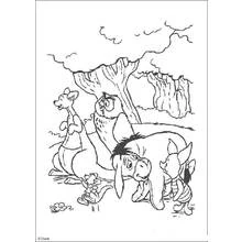 Winnie the Pooh (Cartoon Characters) coloring page #28656 to print and color