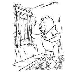 Winnie the Pooh (Cartoon Characters) coloring page #28658 to print and color